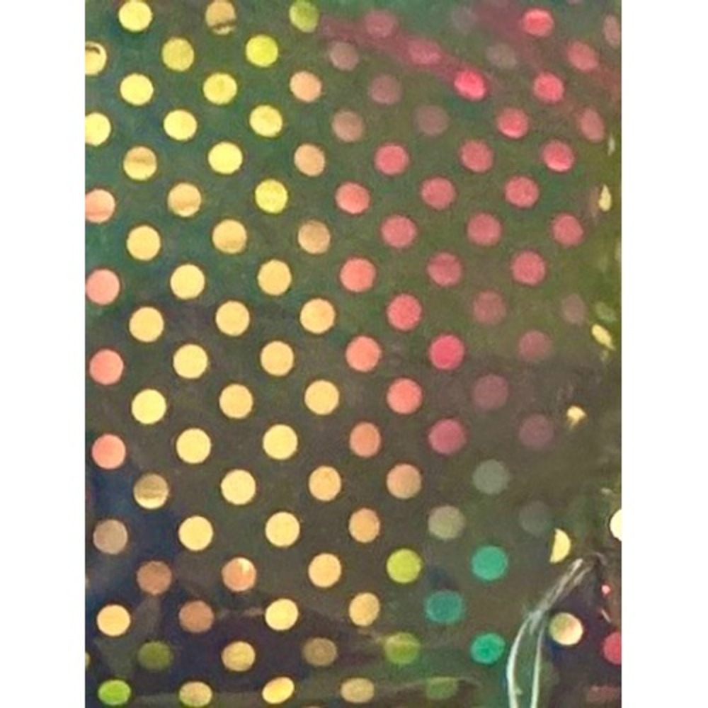 Kathie Lee Collection Top Women Medium Black Multicolor Polka Dot Excellent Y2K - Picture 4 of 9